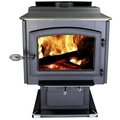 Ashley AW3200EP Freestanding Large Pedestal Wood Stove, 24 in W, 39 in D, 3212 in H AW3200E-P*